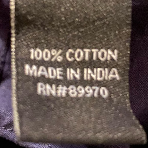 Eighty Eight Brand Christmas Short Sleeve Button Up Shirt - Navy (Size: Small) - Picture 7 of 9